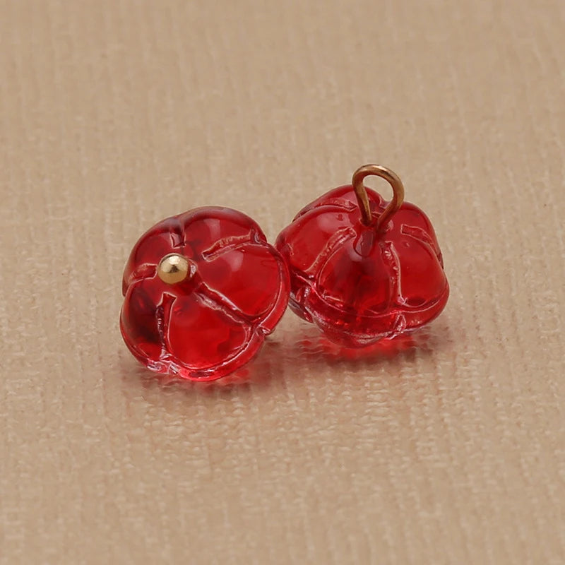 Glass Imitation Jade Mushroom Buttons Exquisite Retro Shirt Button Buckles for Cheongsam Cardigan Decor Sewing Scrapbooking