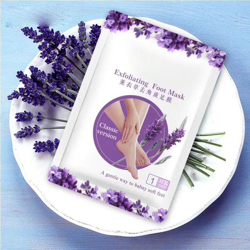 1-10Pcs Exfoliating Foot Mask Foot Spa Pedicure Socks Removing Dead Skin Whitening Heels Peeling Anti Cracked Foot Skin Care