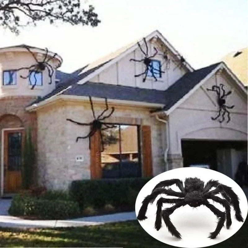 Halloween Big Plush Spider Horror Halloween Decoration Party Prop
