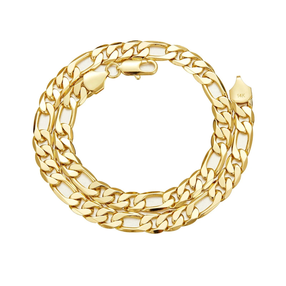 14K Gold Plated Cuban Link Chain Necklace