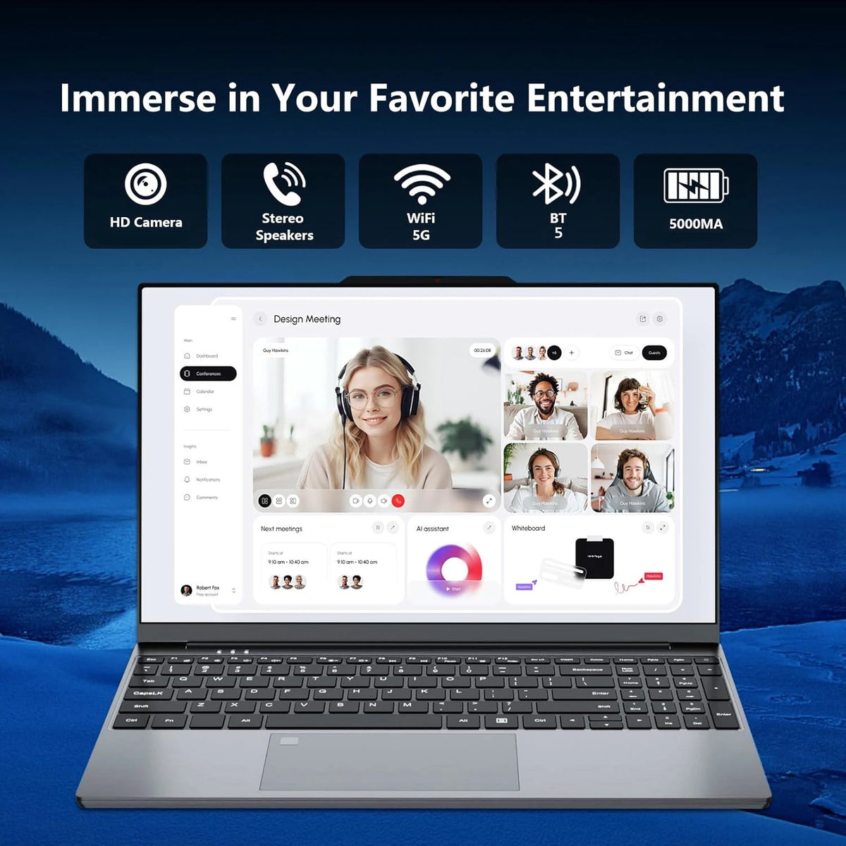 15.6-Inch Intel i9 Laptop, 16GB 1TB SSD