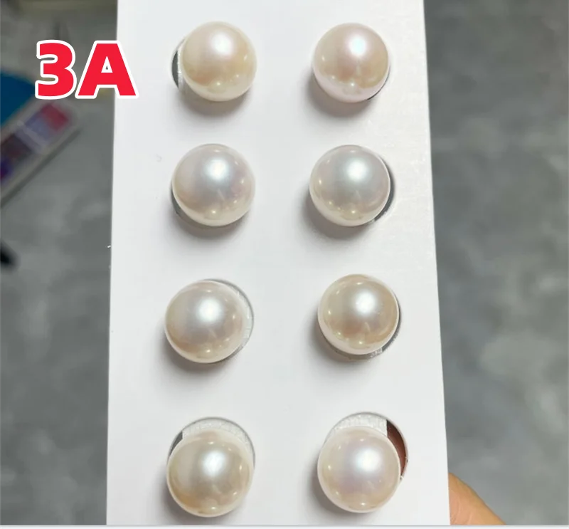 Natural Round Freshwater Pearls White AAA Grade 5mm-5.5mm