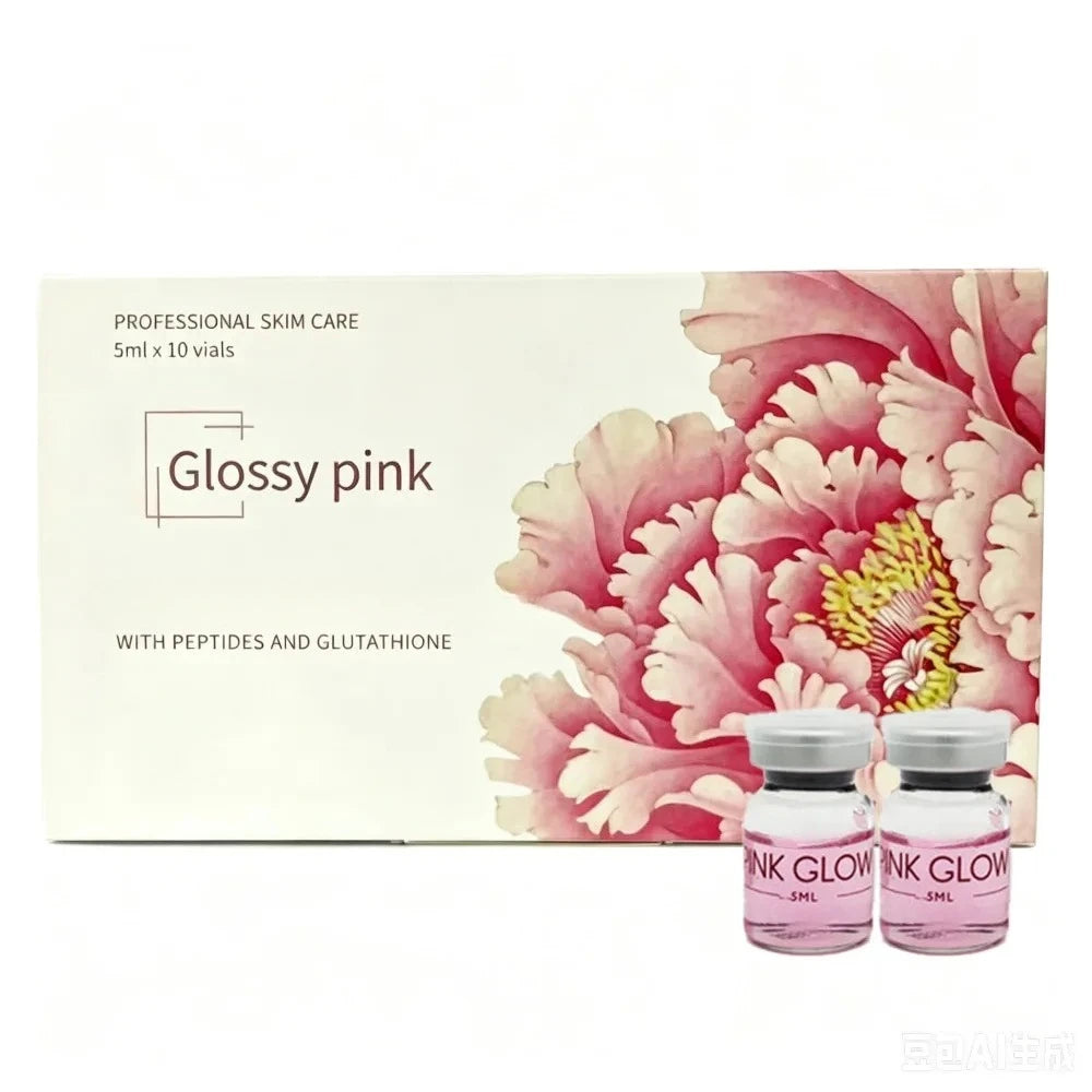 Rose Pink PDRN Facial Ampoule With HA And Peptide