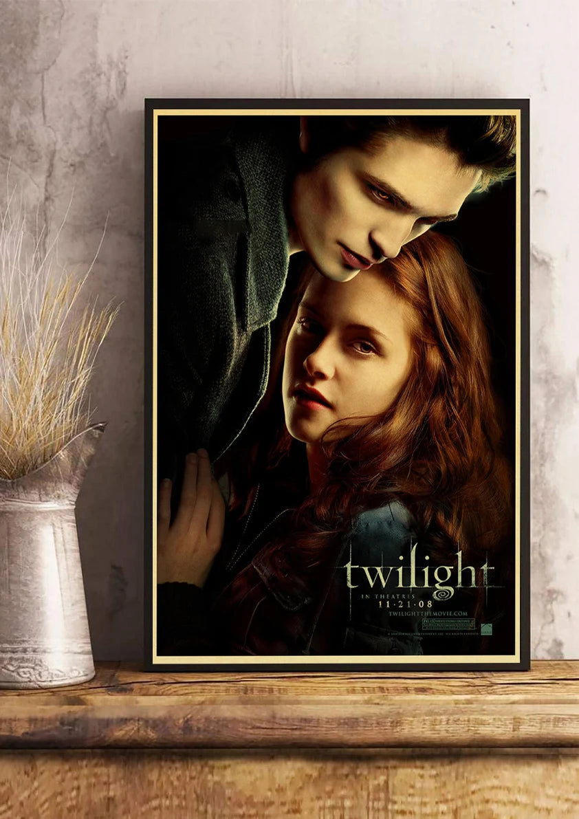 Film TV Movie Twilight Vintage Posters Wall Bedroom Painting Nostalgia Decor Aesthetic Cartoon Art Gift Print Art Wall Paintings