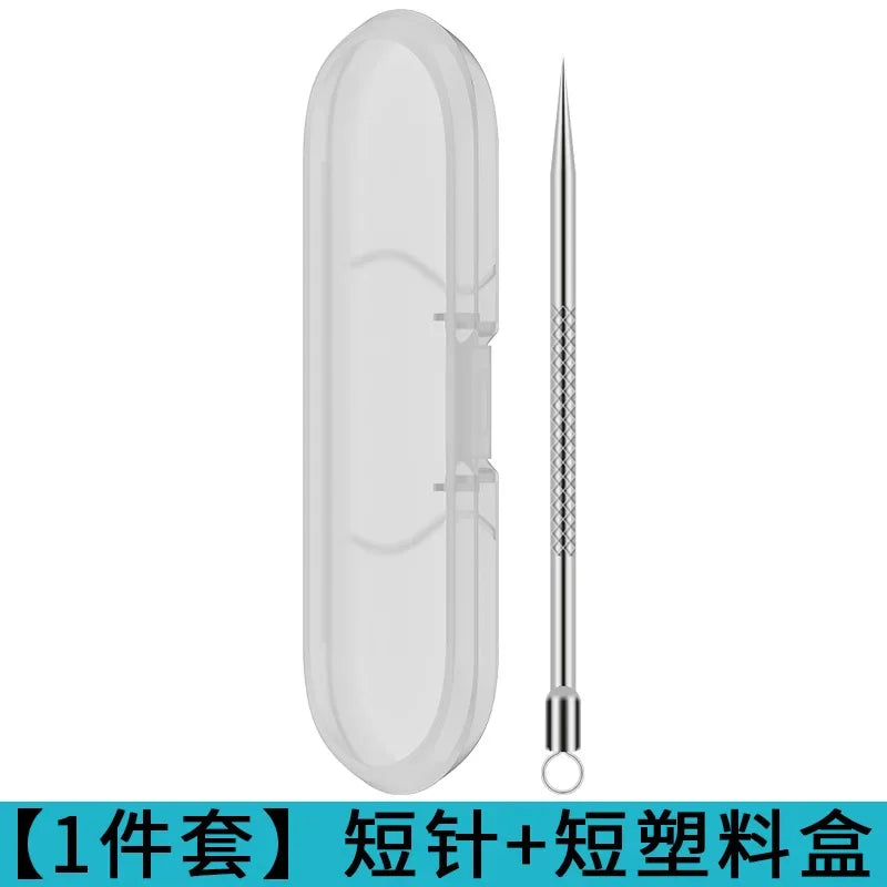 Acne Needle Blackhead Clip Remover Extraction Pore Black Head Clean Face Skin Care Cleansing Needle Blemish Removal Tool