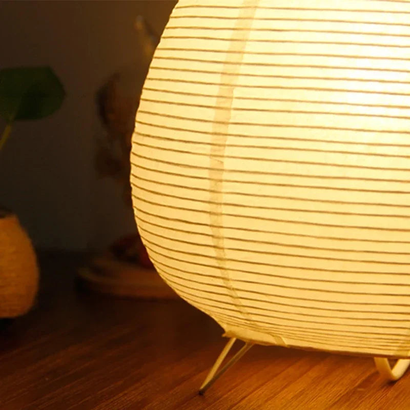 Japanese Lantern Led Table Lamp Living Room Bedroom Bedside