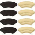 8-Pack Heel Pads for Too Big Shoes Self-Adhesive Heel Protectors Heel Inserts Improve Shoe Fit And Comfort Prevent Heel Slippage
