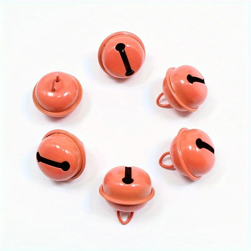 10-50pcs 17mm colorful Jingle Bells Iron Pendants Hanging Christmas Tree Ornaments Christmas Decorations Party DIY