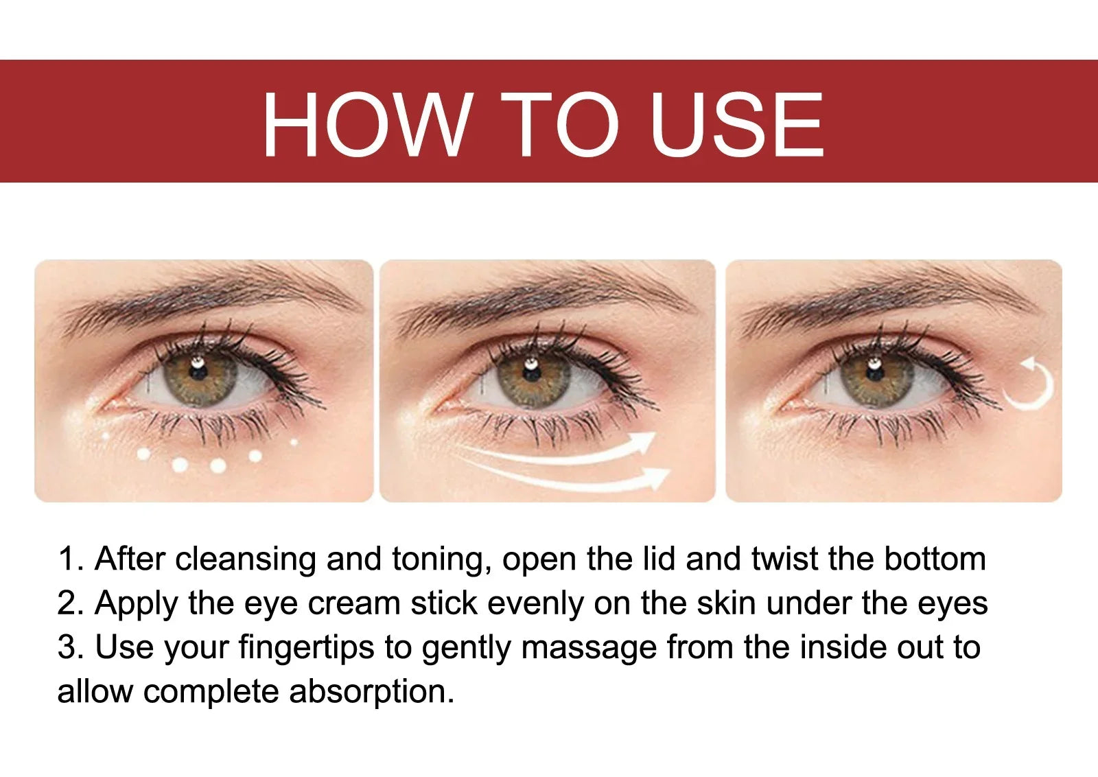 Fat Granules Removal Eyestick Anti-Puffiness Firming Cream Anti Inflammatory Fade Fine Line Repair Skin Barrier Korean Skin Care