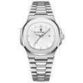 Poedagar Square Luxury Men Wristwatch Waterproof Luminous Date High