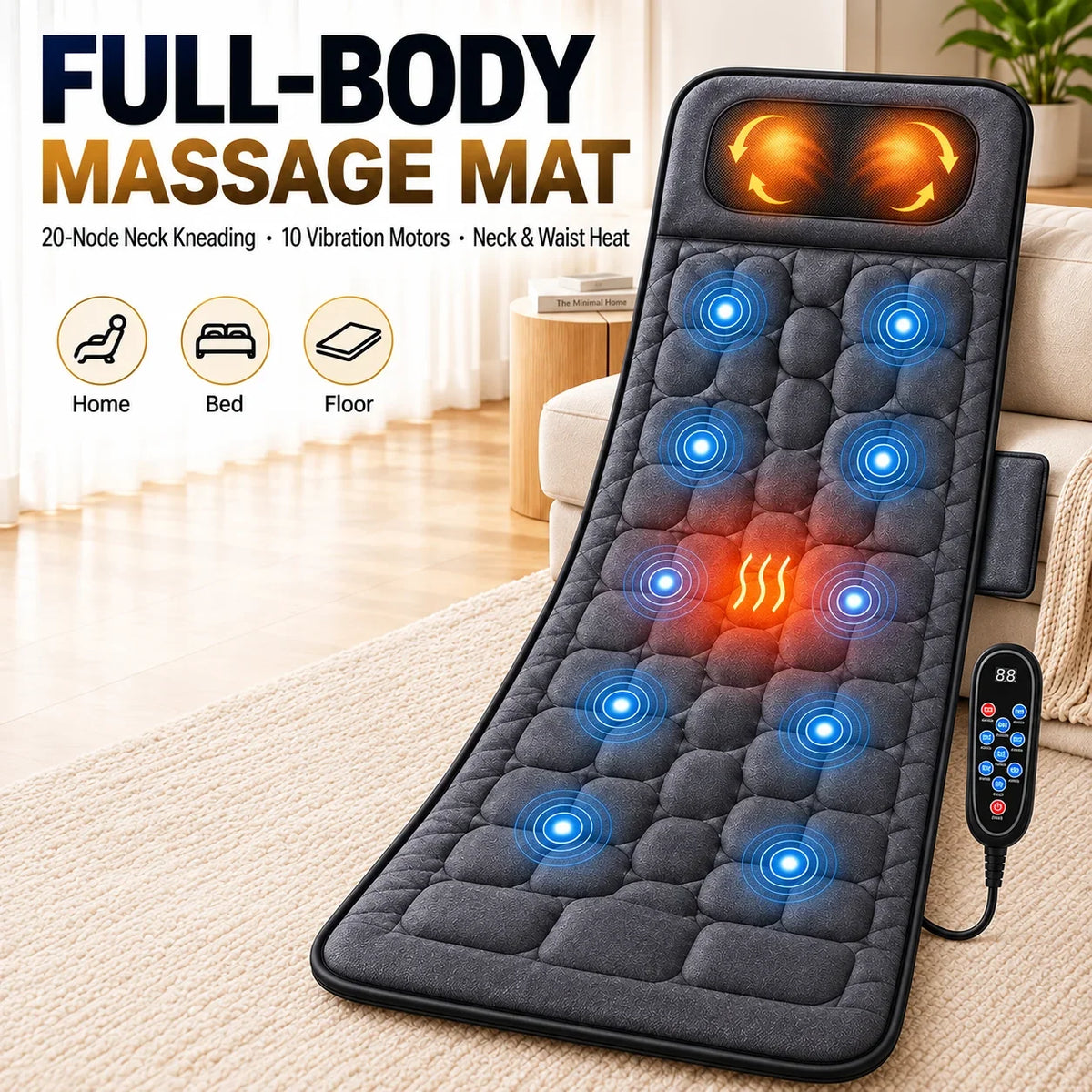 Full Body Massage Mat with Heat