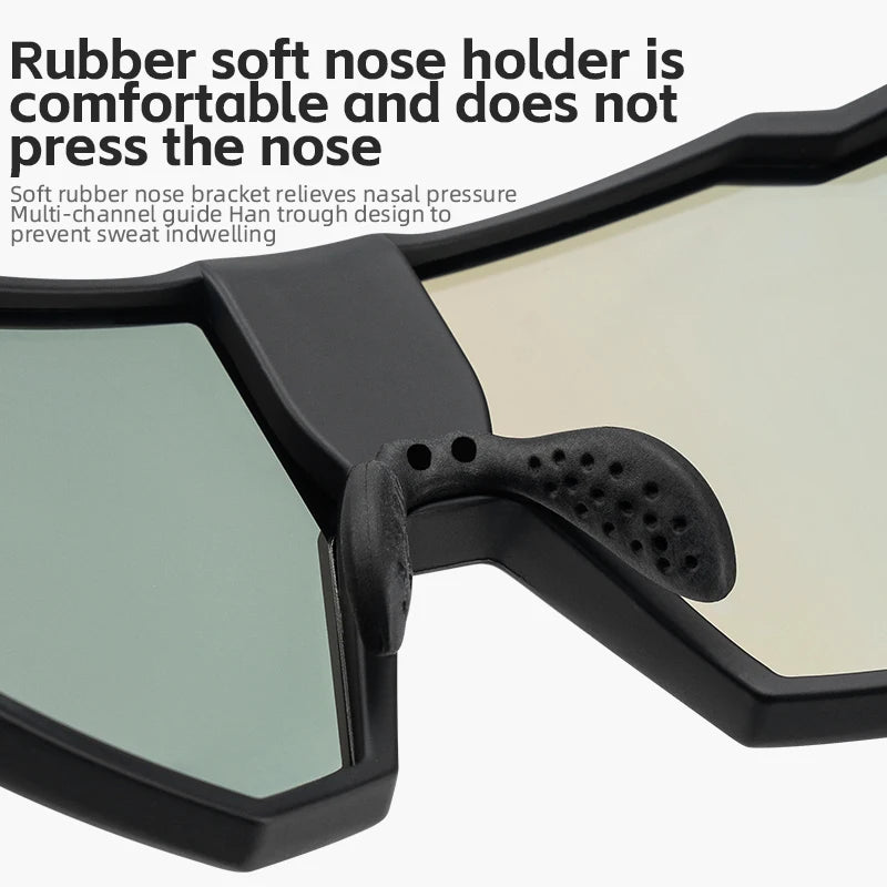 ROCKBROS Polarized Cycling Glasses Electronic Color Change Glasses Sunglasses