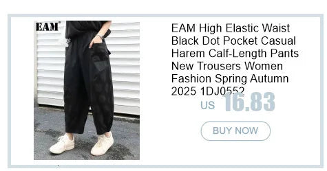 EAM Loose Fit Pocket Irregular Black Sweatshirt New Stand Collar Long Sleeve Women Big Size Fashion Spring Autumn 2026 1DE4263