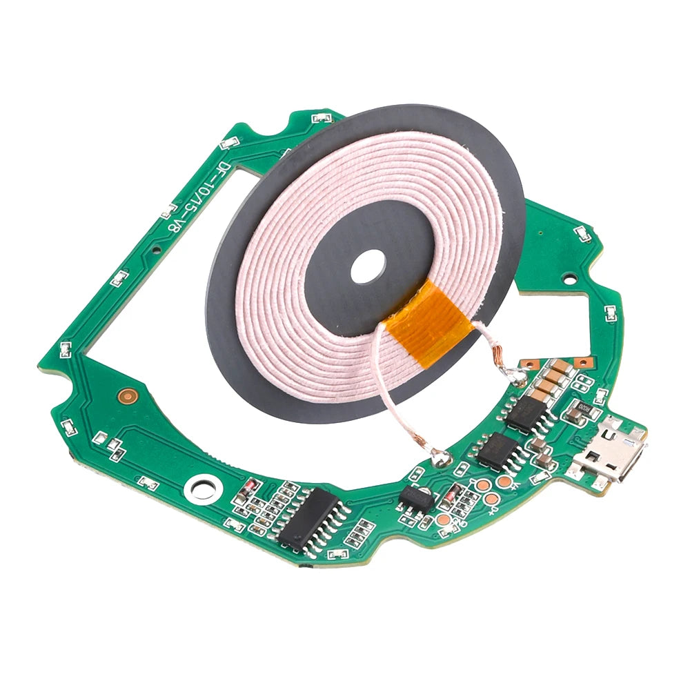 10W 15W High Power Wireless Charger Transmitter Module Type C Micro USB + Coil QC/PD For QI Standard Fast Charging Circuit Board