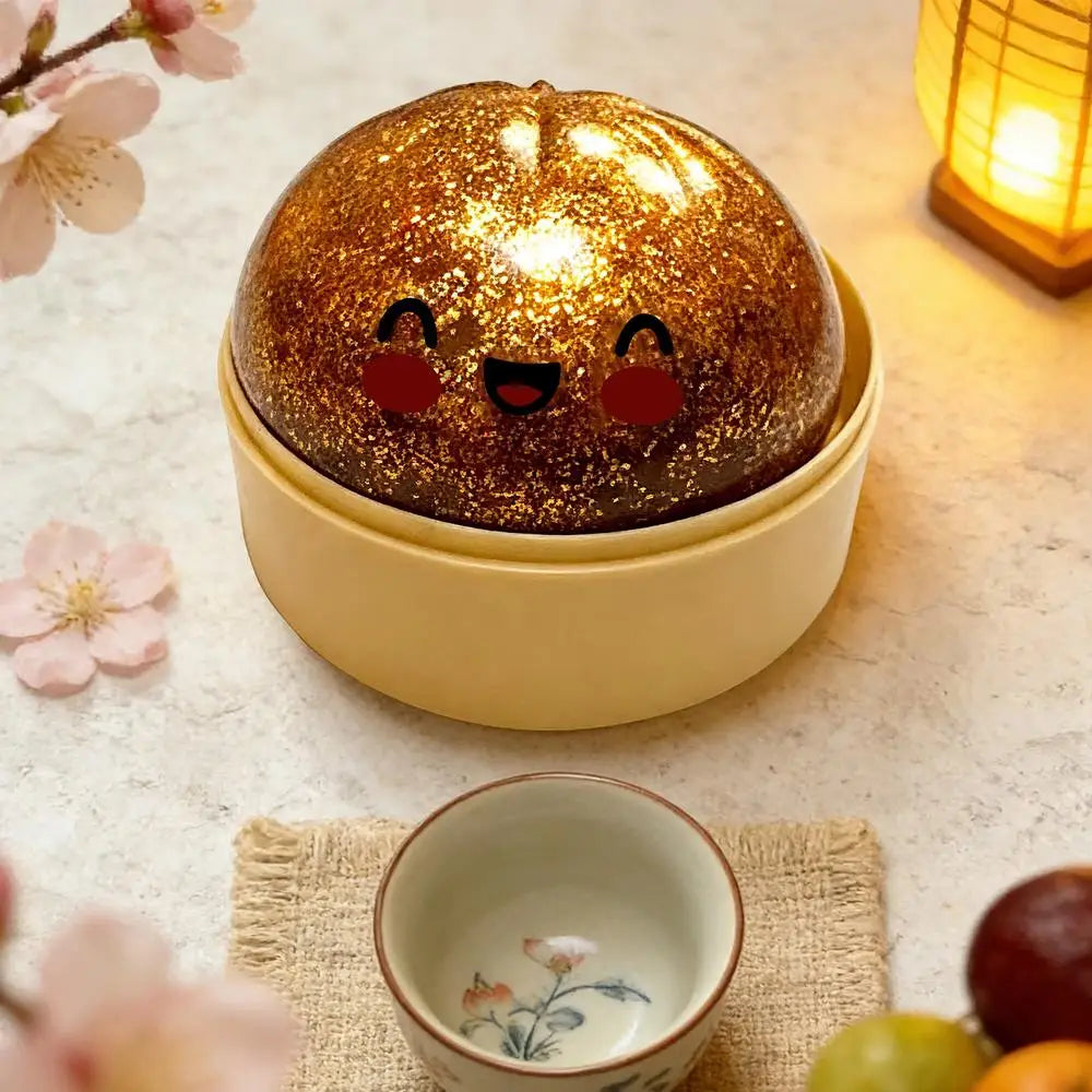 Colorful Bun Sensory Balls Giant Rainbow Dumpling-Shaped Stress-Relieving Ball Rare Pink Glittering Dumpling Soft Squeeze Toy