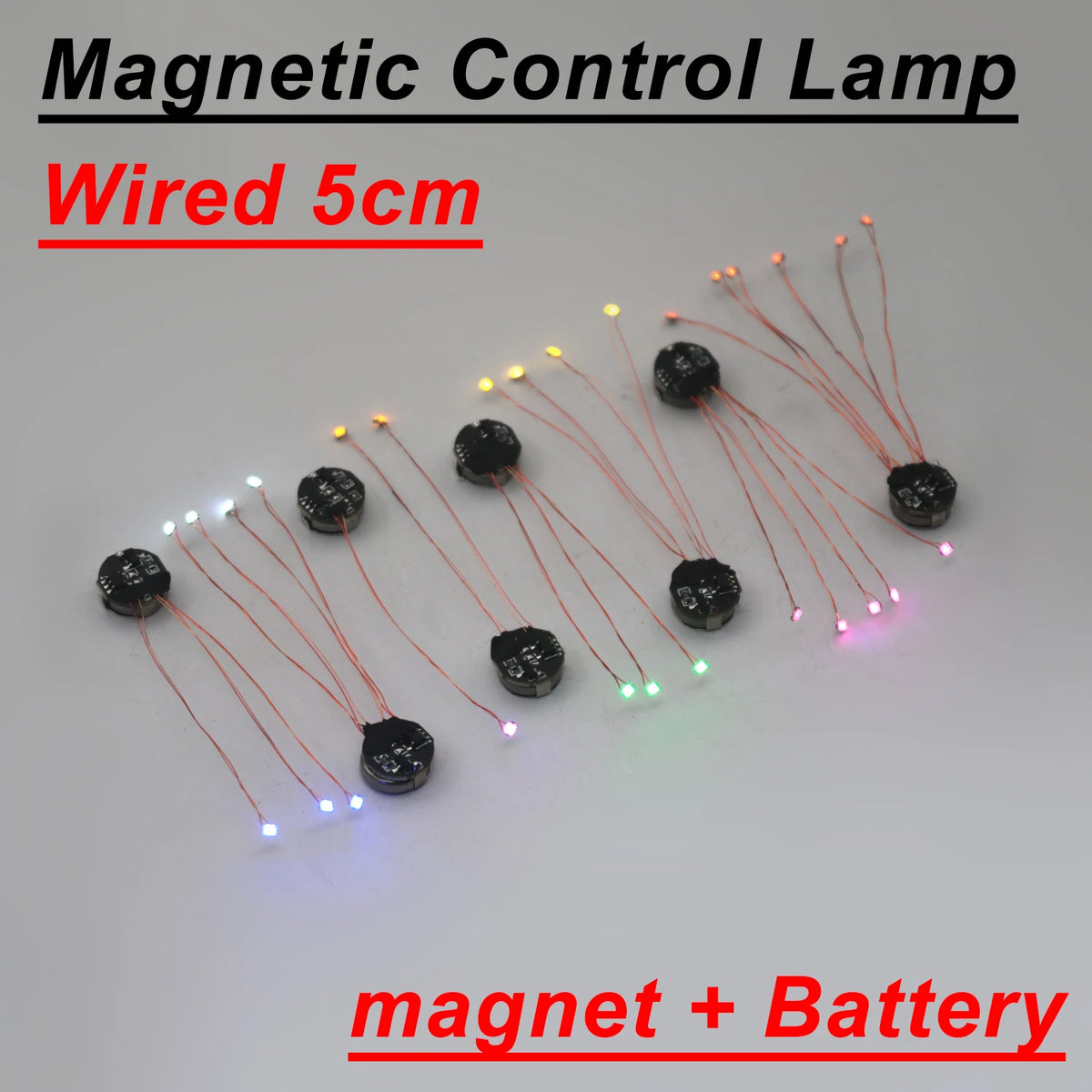 Wired 5cm Magnetic Control Lamp Led Magnetron Light Model