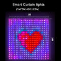 400LED Smart Curtain Lights APP Remote Control Custom Pattern