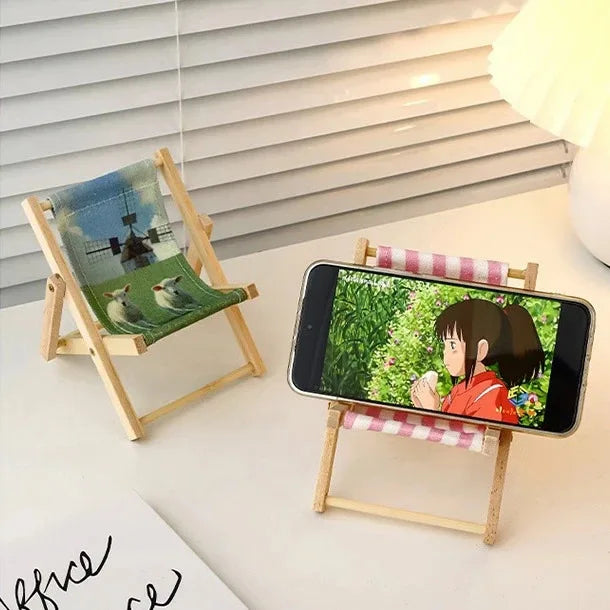 Beach Chair Design Cute Portable Desktop Solid Wood Cell