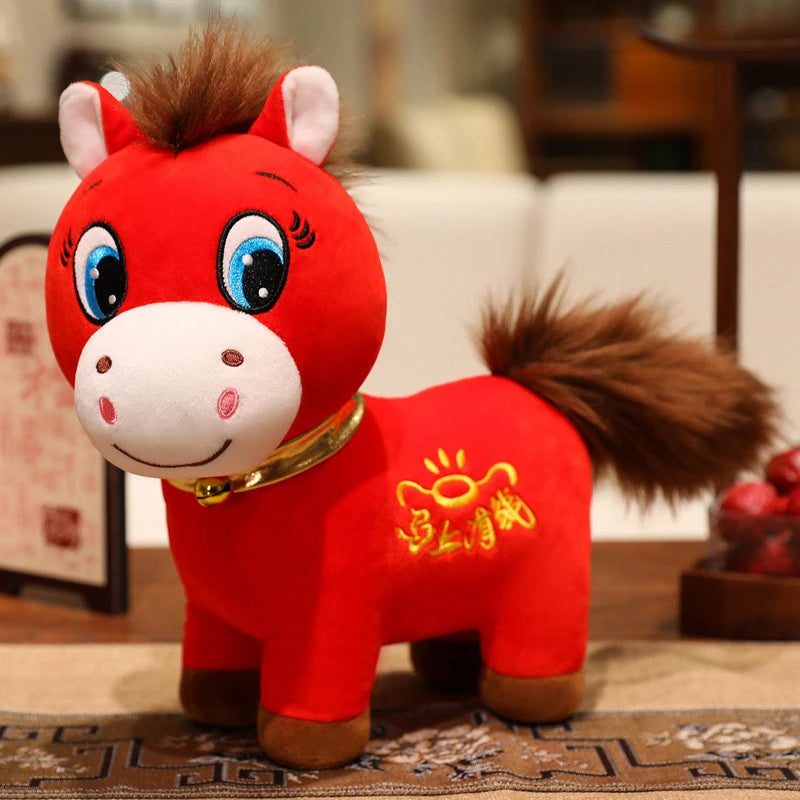 Crying Horse Ornament 2026 Horse Mascot Money Coming Soon Smiling Crying Horse Zodiac Horse Festival Kid Gift Home Decoration