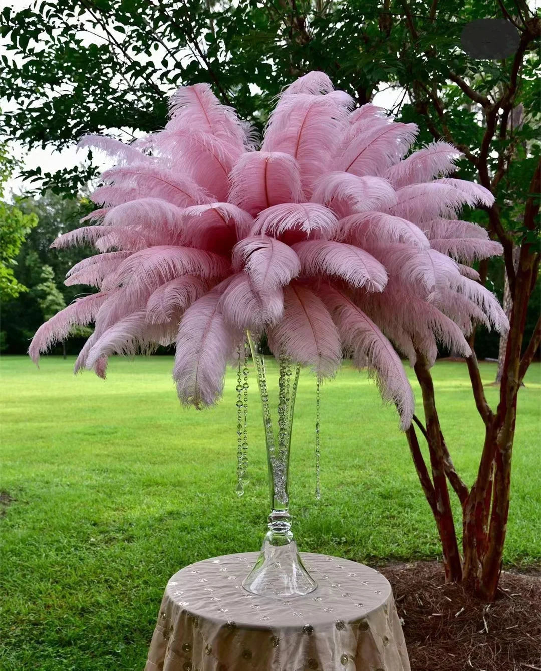 Wholesale 10PCS Natural Ostrich Feathers 15-55cm for Crafts Wedding Party Home Decor Ostrich Plumes Table Centerpiece Feather