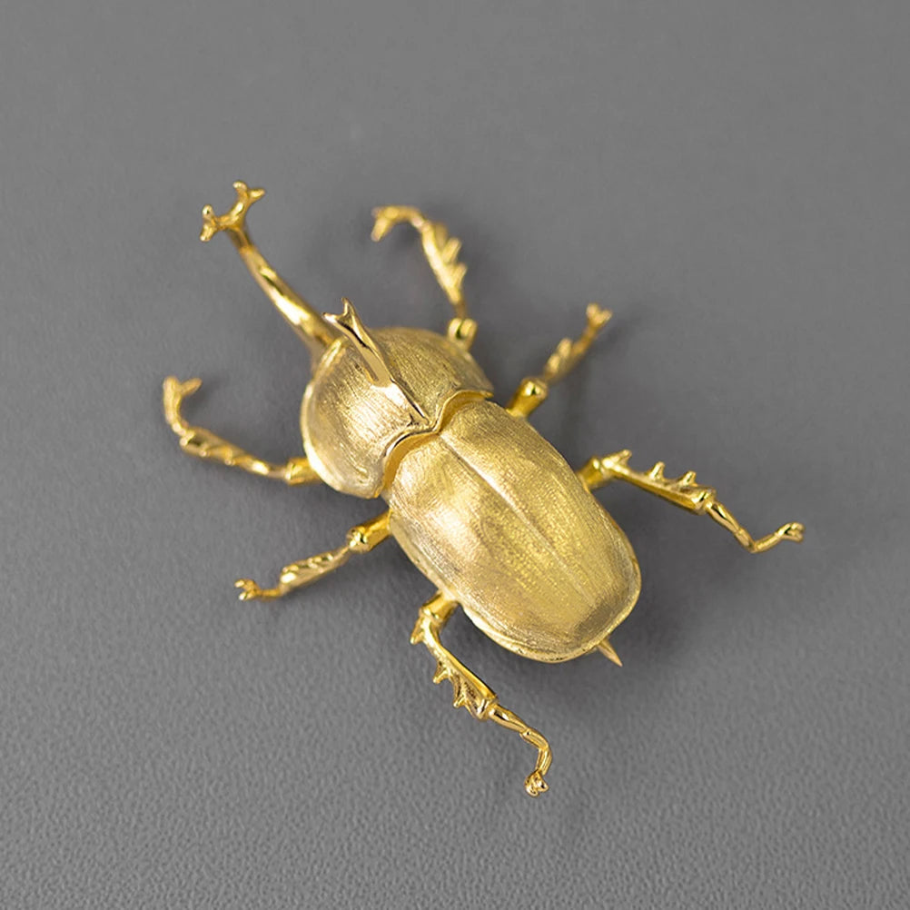 Gold Insects Toys Smooth Surface Sturdy Plastic Material Biology
