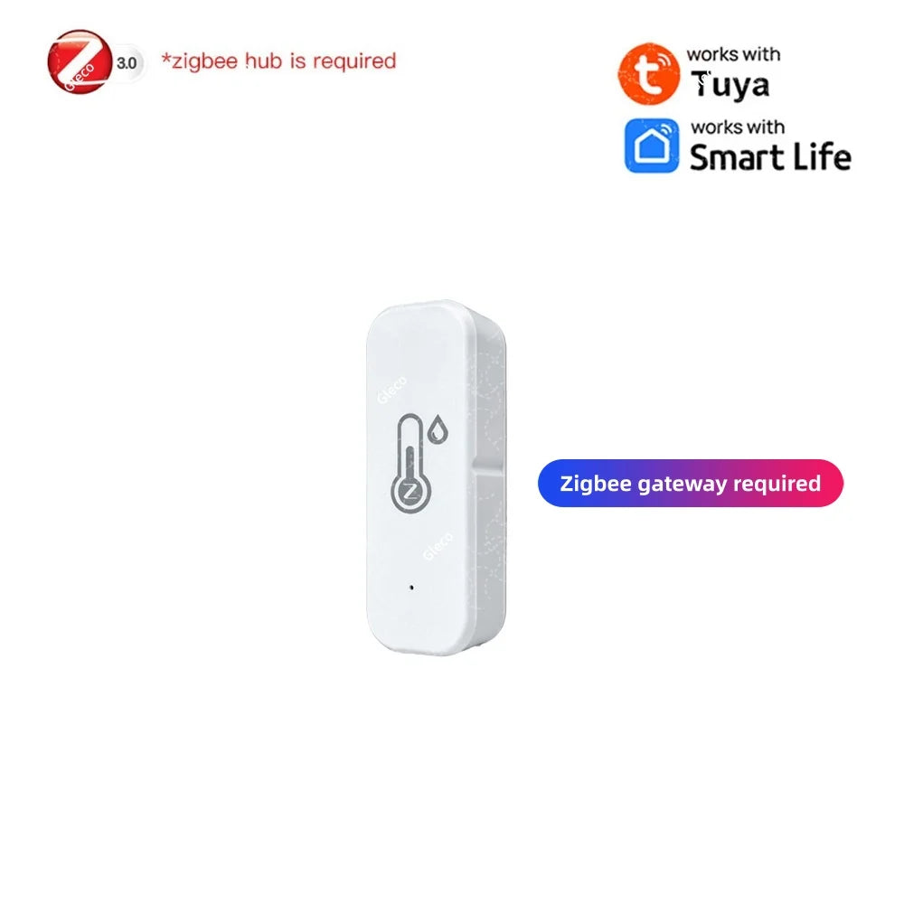 Zigbee/Wifi Temperature Humidity Sensor Probe Thermometer Smart Home Automation