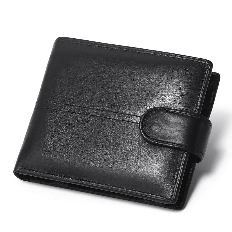 Rfid Leather Mens Wallet with Coin Pocket Designer Dollar Mens Leather Wallet with Rfid