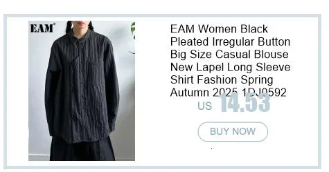 EAM Loose Fit Pocket Irregular Black Sweatshirt New Stand Collar Long Sleeve Women Big Size Fashion Spring Autumn 2026 1DE4263