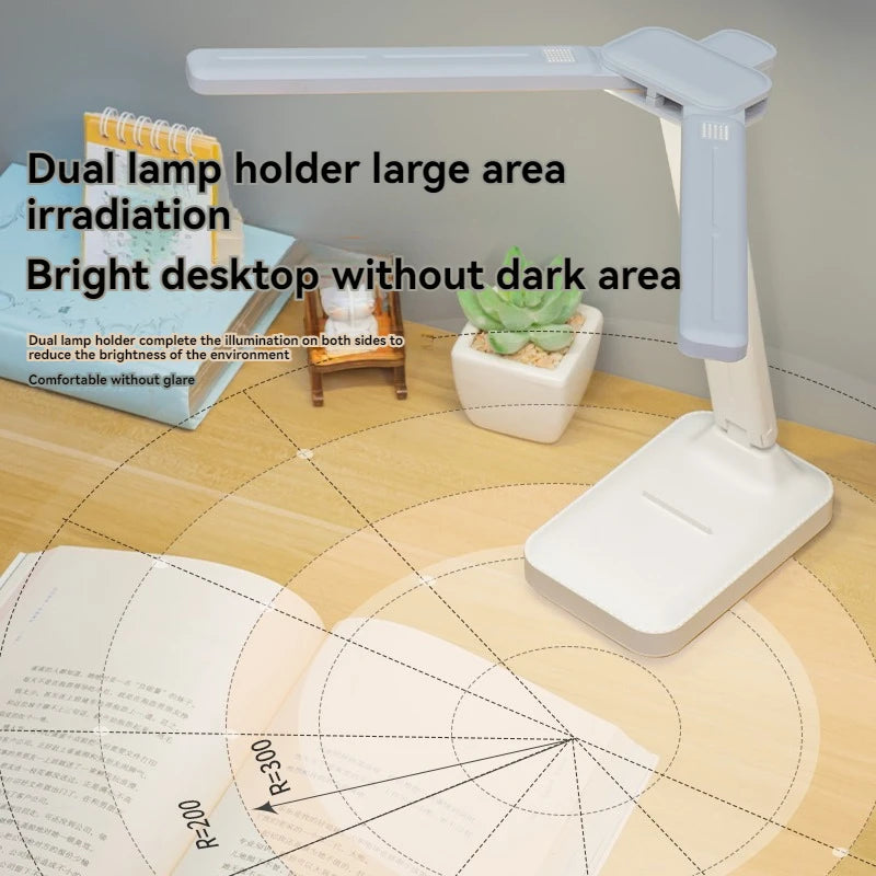 LED Desk Lamp USB Rechargeable Table Lamp 3 Levels