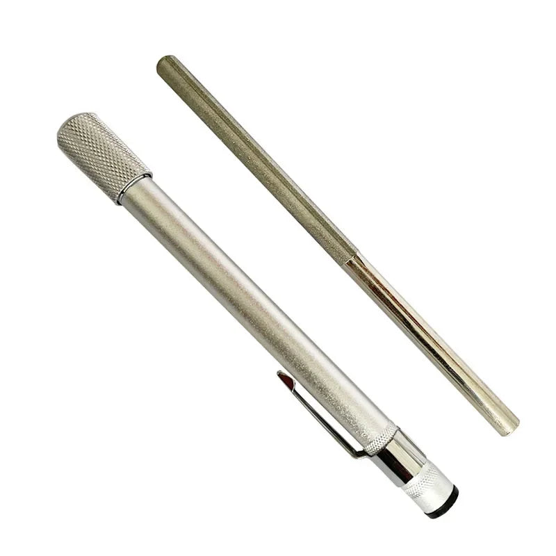 400 Mesh Fishing Hook Sharpener Pen Sharpener High Quality Outdoor Tool Diamond Pen Shaped Knife Sharpener Hand Tool