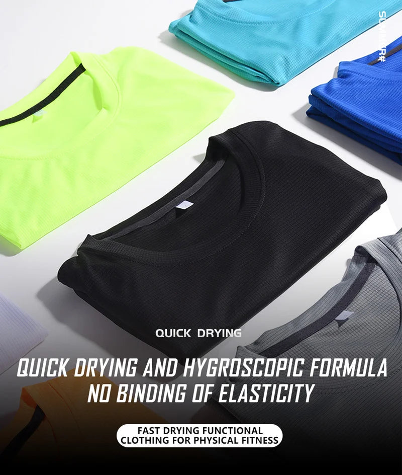 Quick Dry Breathable T-Shirt Sports Tops Training Clothes Long
