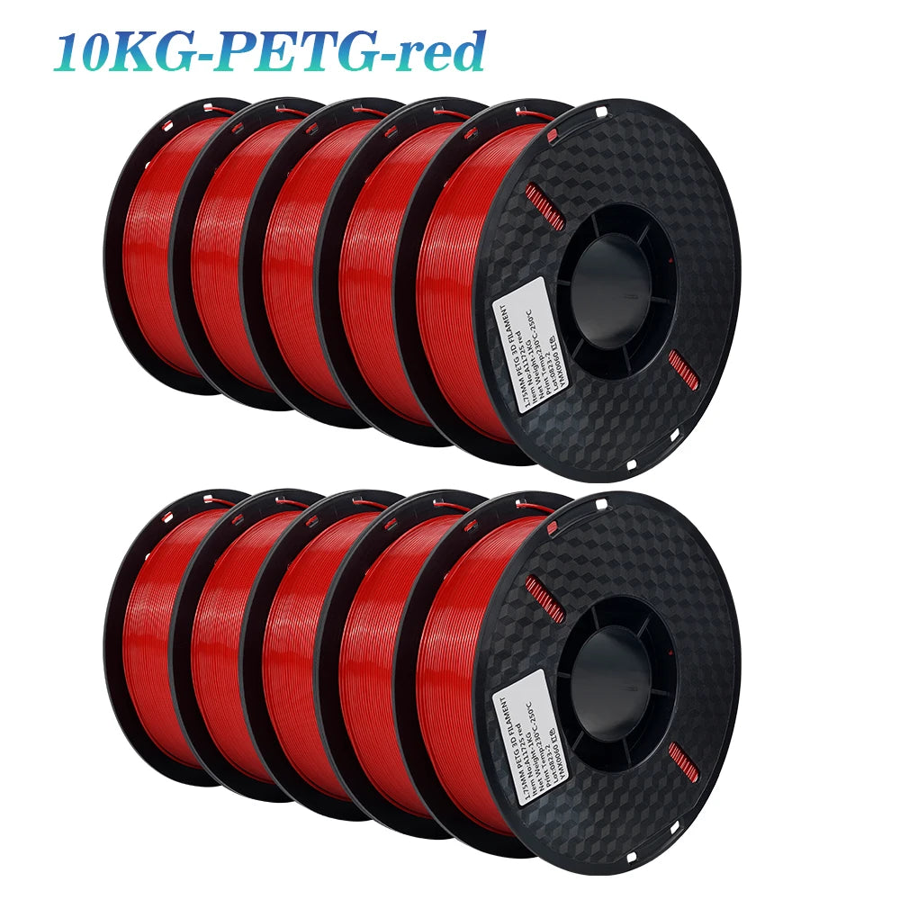 KINGROON 10KG PLA Filament PETG 3D Filament 1.75mm For