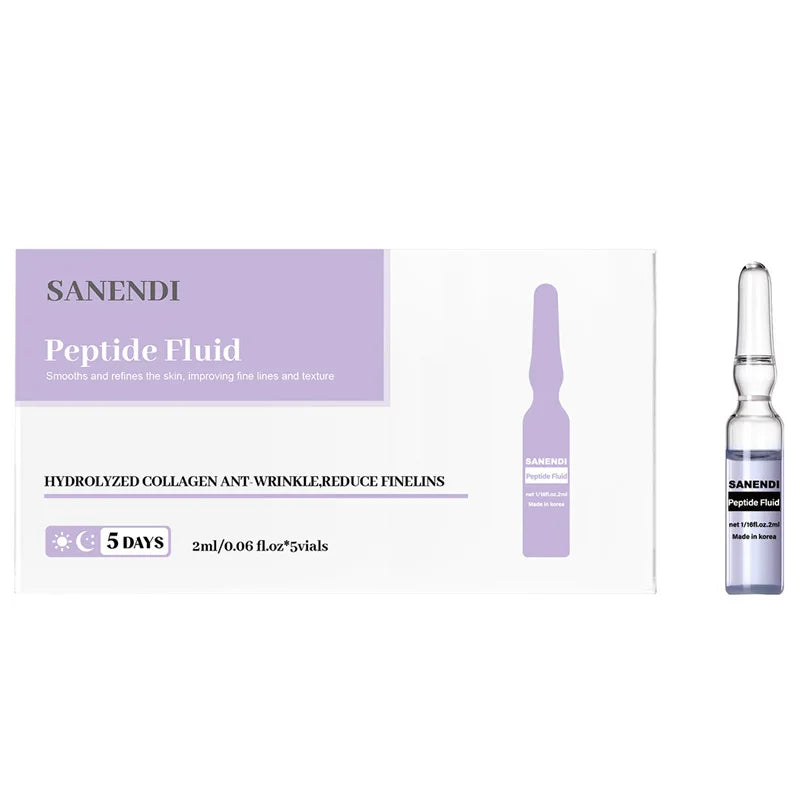 5Vials Peptide Salmon DNA ampoule Serum Moisturise AQUA Serum Face oil control Skin Care nourishing and moisturizing Essence