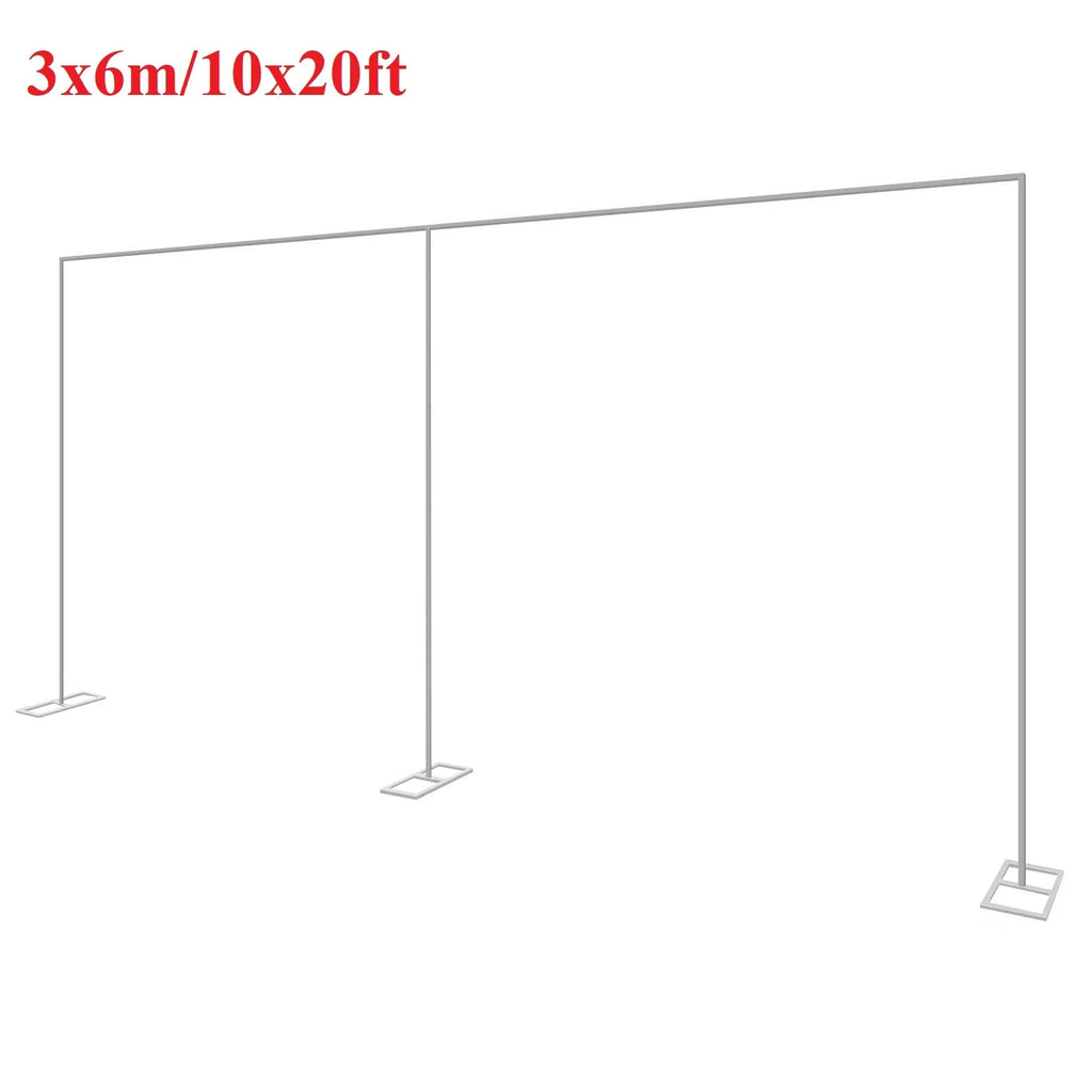 Metal Wedding Arch Stand, 10x20ft Backdrop Frame
