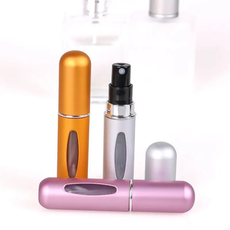 5ML Portable Travel Perfume Spray Bottle with Skin Care Tools Convenient and Easy to Carry Great for On-the-go Use and Touch-ups