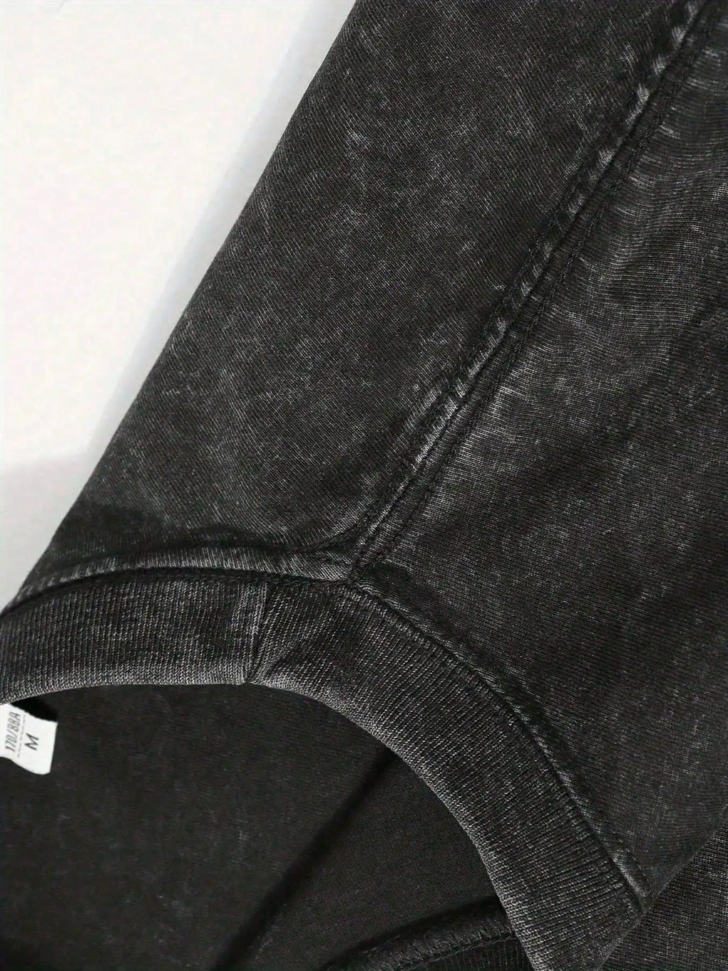 Blank Solid Color Washed Cotton 230GSM Oversized Crew Neck