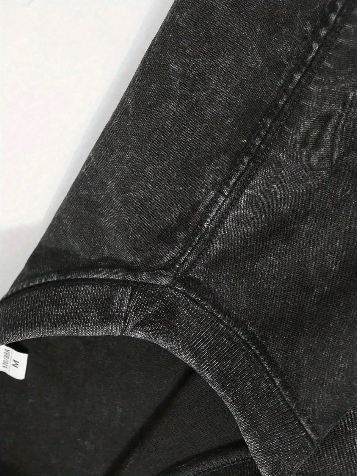 Blank Solid Color Washed Cotton 230GSM Oversized Crew Neck