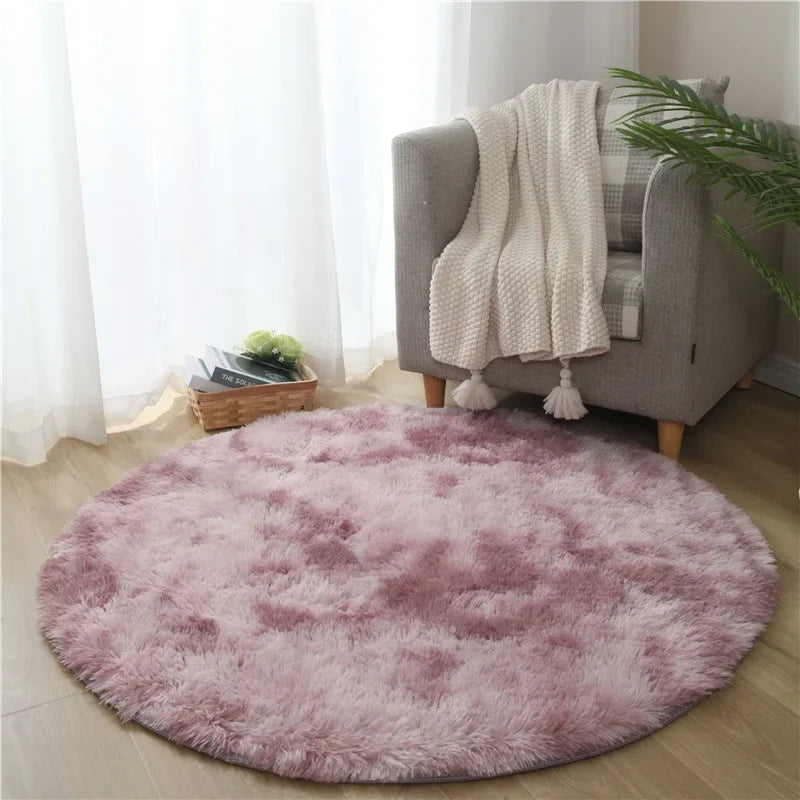 VIKAMA Simple Pink Girly Heart Plush Carpet Bedroom Bed Blanket Room Full Of Easy To Care Carpet Cute Princess Carpet Home Decor