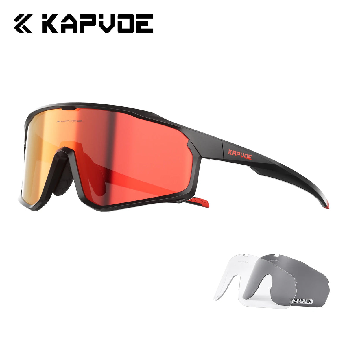 Kapvoe UV400 Cycling Detachable Glasses on Sale Hiking Eyewear