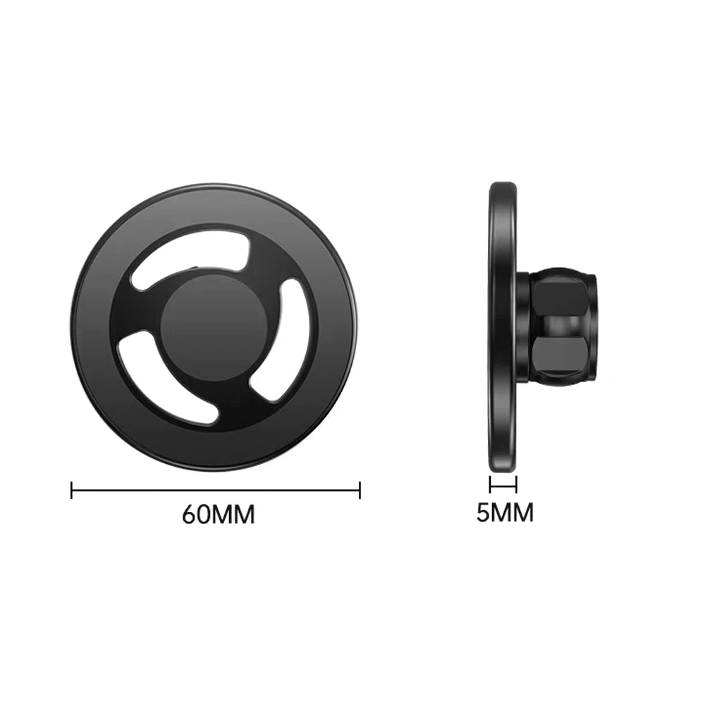For MagSafe Car Mount Accessories Universal Magnetic Car Phone Holder for 17mm Ball Head Base Wireless Charger Magnet Bracket