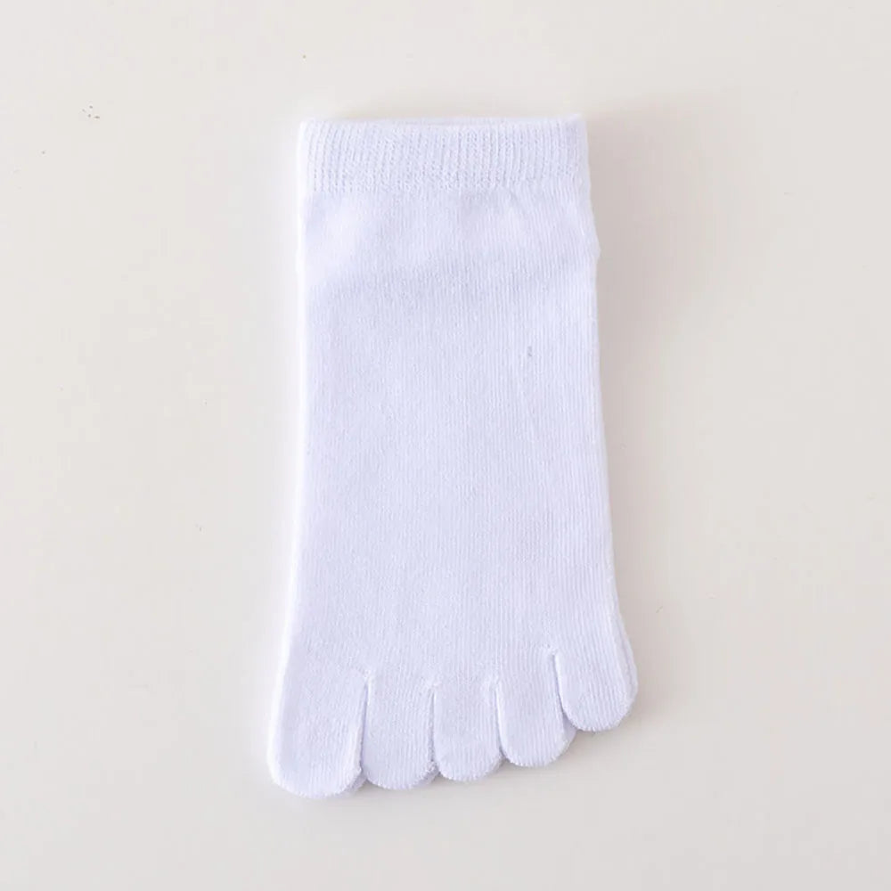Hot Sale! Women Toe Socks with Separate Fingers Summer Solid Color Cotton Five Finger Socks Women Low Cut Ankle Socks Yoga Sport