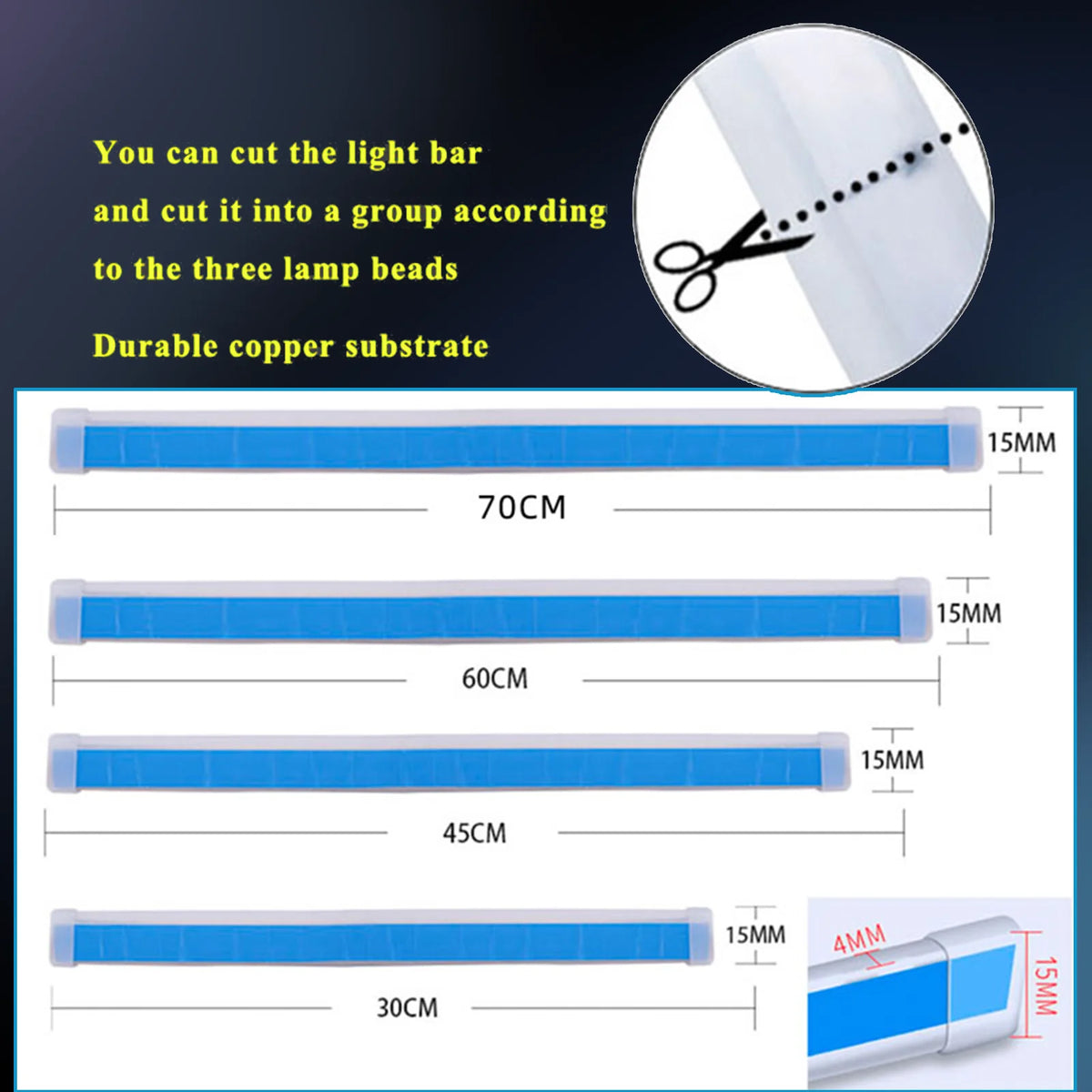 Motorcycle Turn Signal Lamp LED Daytime Running Lights Tail