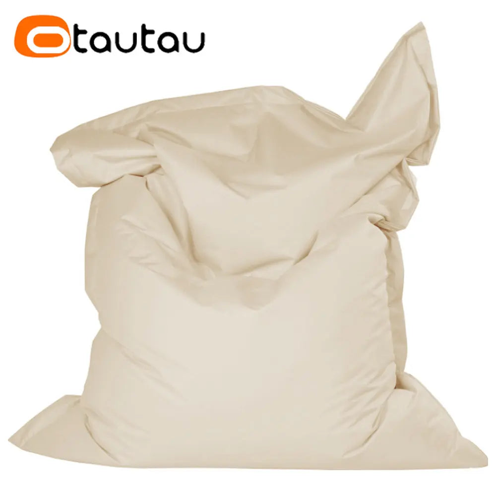 OTAUTAU Retangular Swimming Pool Floating Bean Bag Pouf Cover No Filler Waterproof Beach Pillow Sac Salon Sofa Bed Chaise Lounge