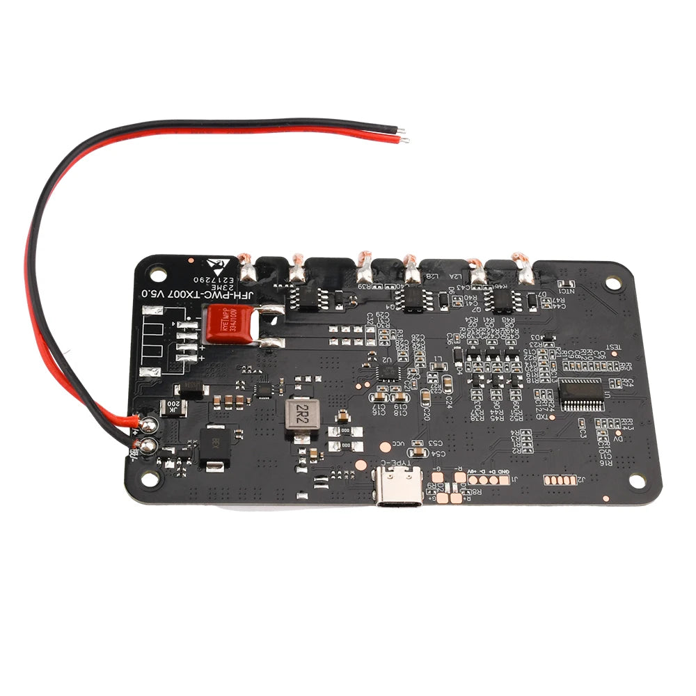 20W Type-C Car 3 Coils For Qi Wireless Charger Module Fast Charging Transmitter Anti-reverse Short Circuit Protection Board