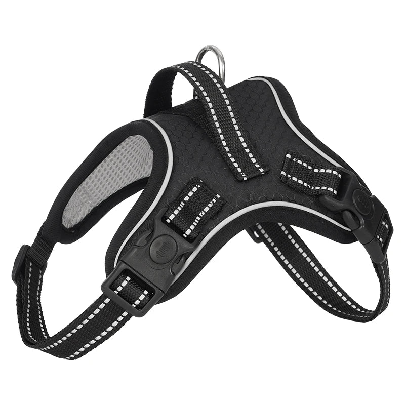 Dog Harness Pet Saddle Quick Wear Structure Protection Ultra Light Chest Strap Safety Anti Break Explosion Proof Dog Vest