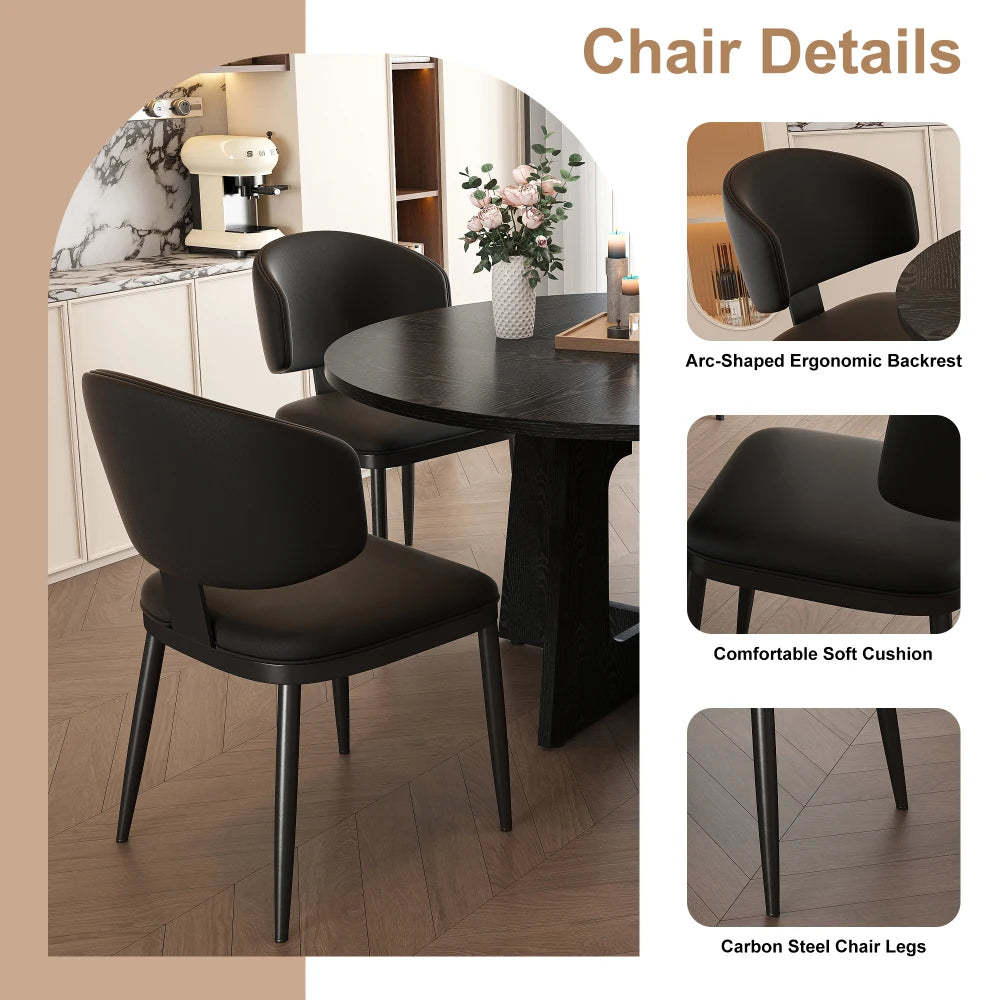 Round Dining Table Set for 4