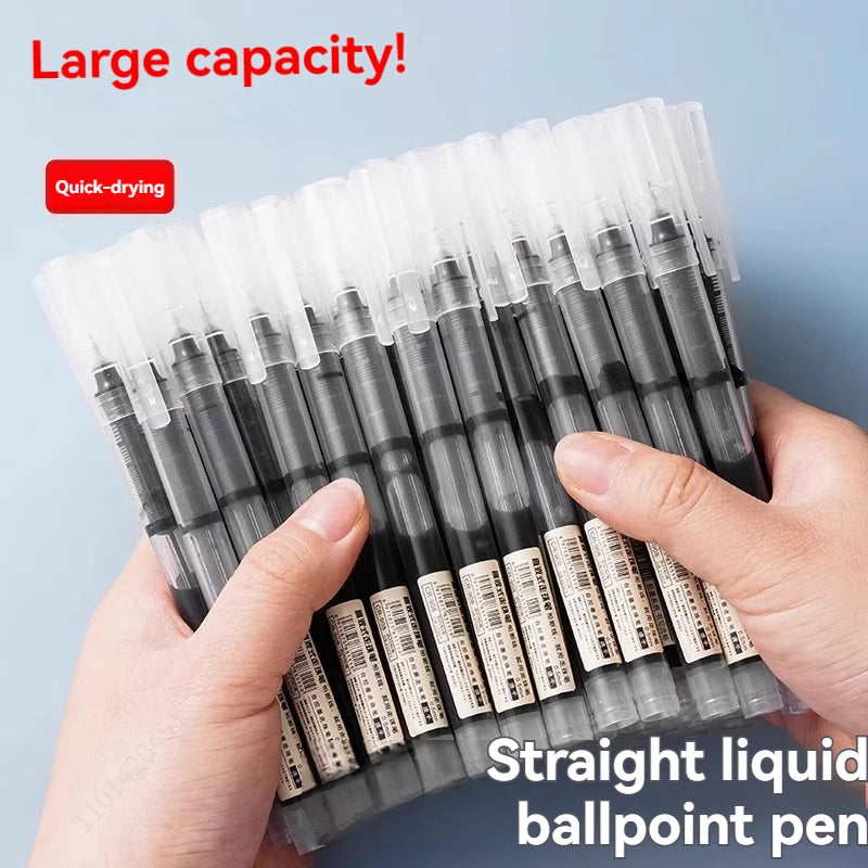 Ballpoint Gel Pens, 0.5mm Black and Blue