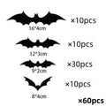 Halloween Decoration 3d Bat Wall Stickers Decoration Furniture Windows