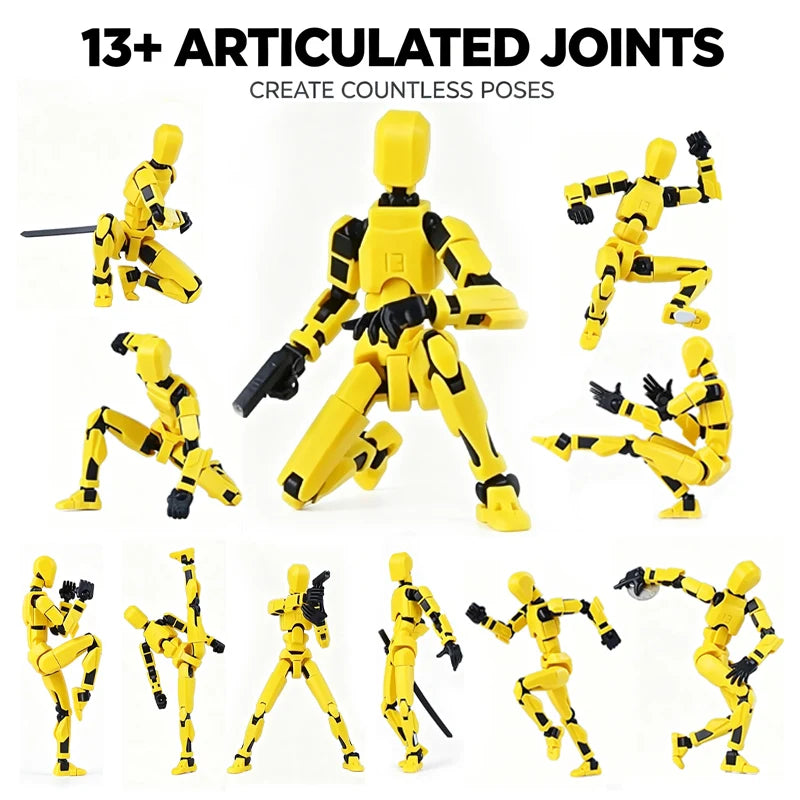 Dummy 13 Multi Jointed Movable Robot 3D Printed Mannequin