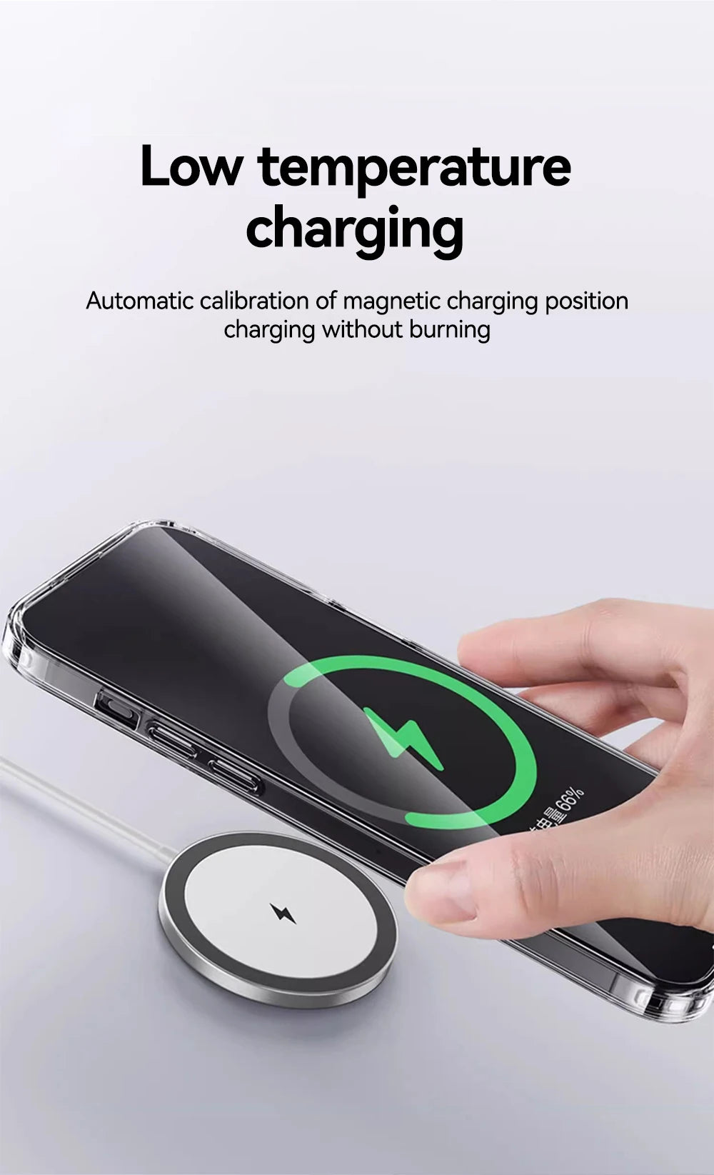 Joyroom Magnetic Case For iPhone 16 15 Pro Max Case Transparent Cover For iPhone 16 Wireless Charger Magnet Cover Anti Yellow